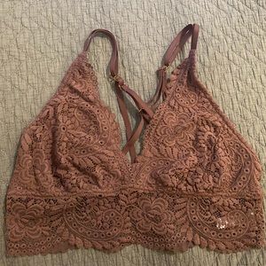 Aerie pink lace bralette